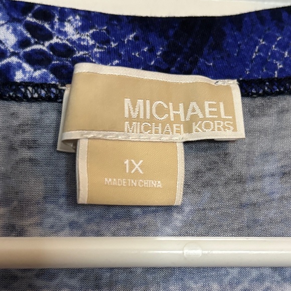 MICHAEL Michael Kors Maxi Skirt Black Purple Snake Print - Picture 4 of 7